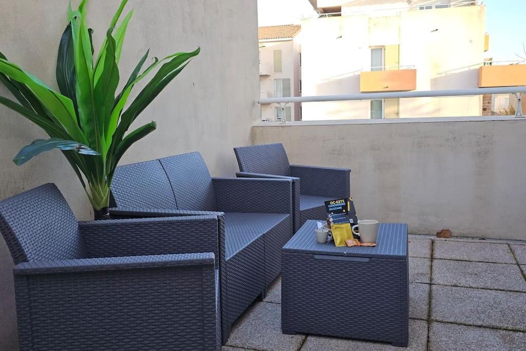 L'Orchidee, Proche De La Gare Avec Clim Et Terrasse Lejlighed Narbonne Eksteriør billede